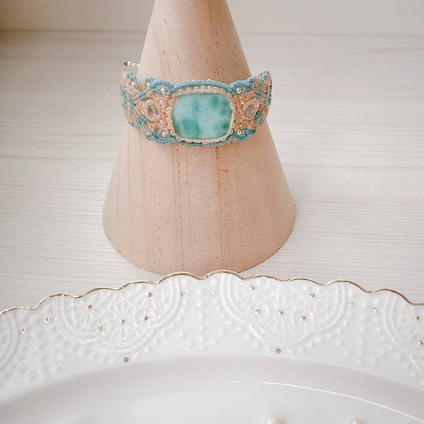 Larimar bracelet 11C-14