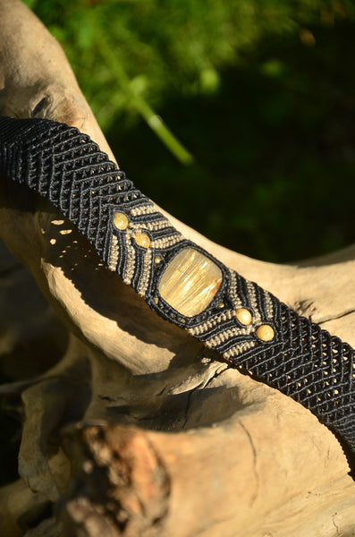 Golden Rutilated Quartz bracelet , 11C06